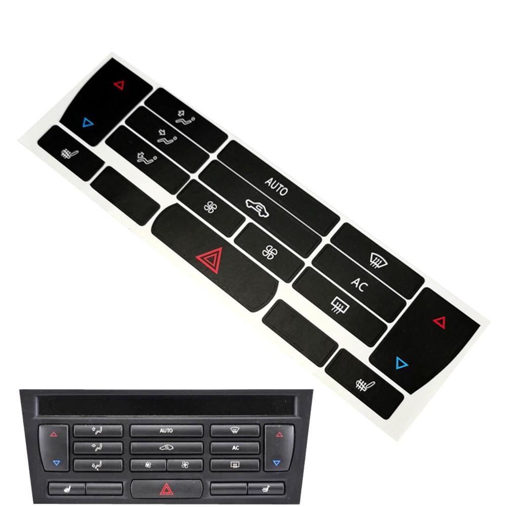 Für SAAB 9-3 2003-07 Auto Klimaanlage Klimaautomatik Knopf Aufkleber Knopf Reparatur Aufkleber Automobil Innenzubehör