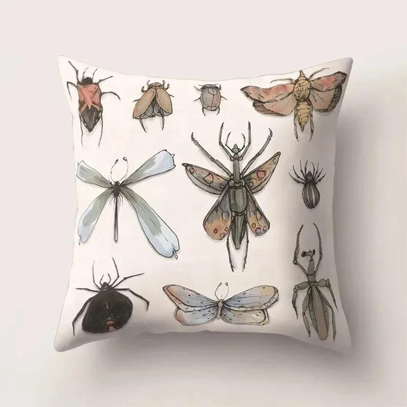 Bunter Schmetterlingsmuster Kissenbezug Auto Wohnzimmer Sofa Kissenbezug Luxuriöse Heimdekoration Kissenbezug