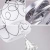 1PCS European-style Crystal Chandelier Modern Simple Aluminum Alloy Bedroom Lamp Living Room Balcony Kitchen Bathroom Restaurant Ceiling Lamp