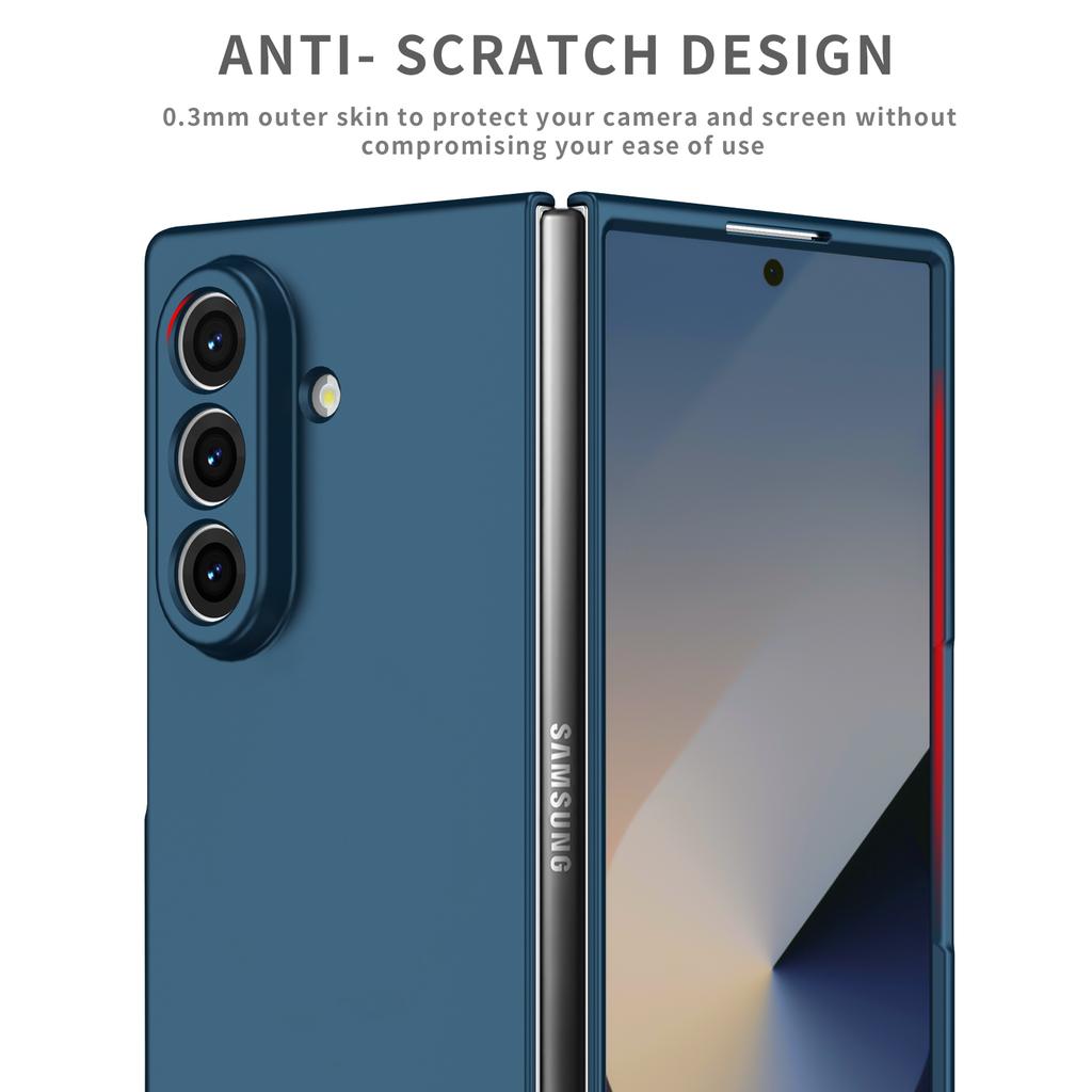Hard PC Non-Fingerprint Luxury Protective Cover Case for Samsung Galaxy Z Fold7 5G Fold 7 Fold5 Fold6 Fold 6 5 4 3 2 Fold4