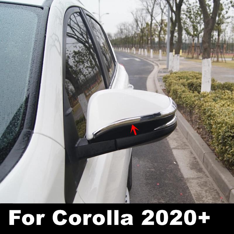 Für Toyota Corolla Kreuz SUV 2020 Zubehör 2 teile/los Auto Styling Seite Flügel Rückspiegel streifen abdeckung trim Dekoration
