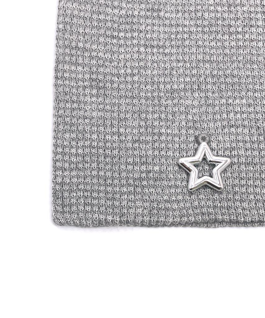 OTHER-worldly Star Summer Knit Beanie [Gray]