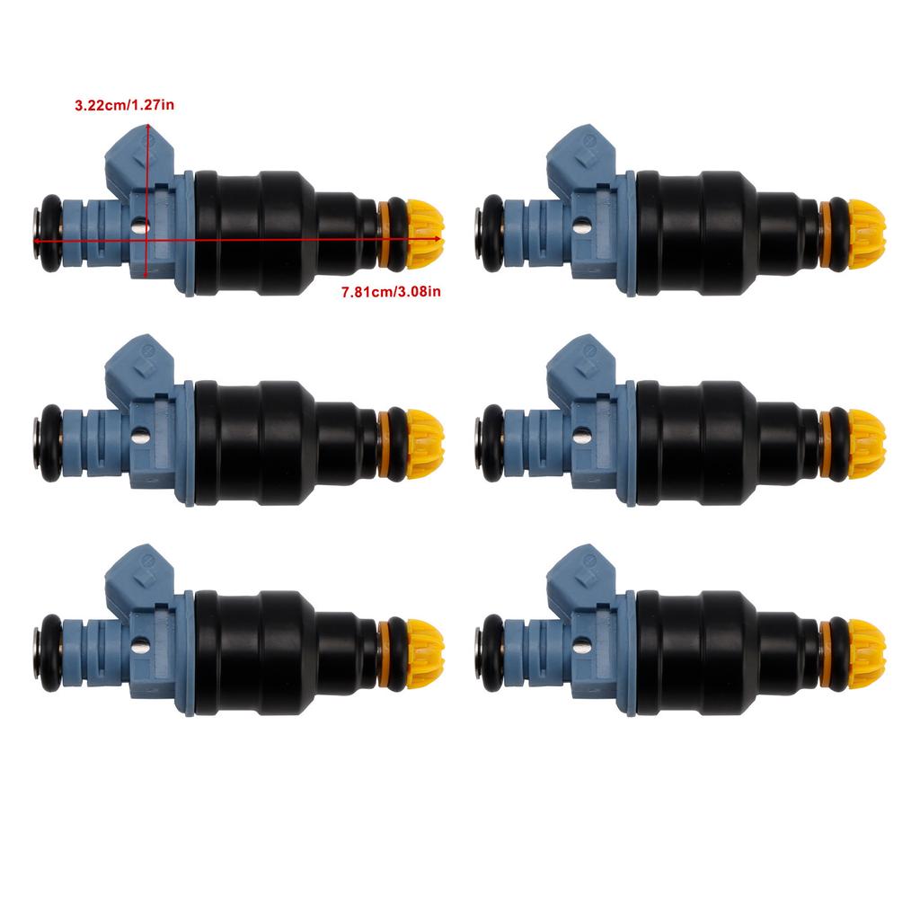 6 st Bränslespridare För BMW 3-serie E30 E36 2,5L 1,8L 87-97 Ford 0280150715