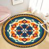 Zimmer Boden Yoga Matte Teppich Ethnische Wind Runde Teppich Wohnzimmer Dekoration Hause kinder Matte Küche Bad Anti-rutsch-matte