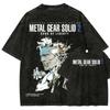 Metal Gear Solid T-Shirt Grafikdruck SPIEL T-Shirt Unisex Baumwoll-T-Shirts