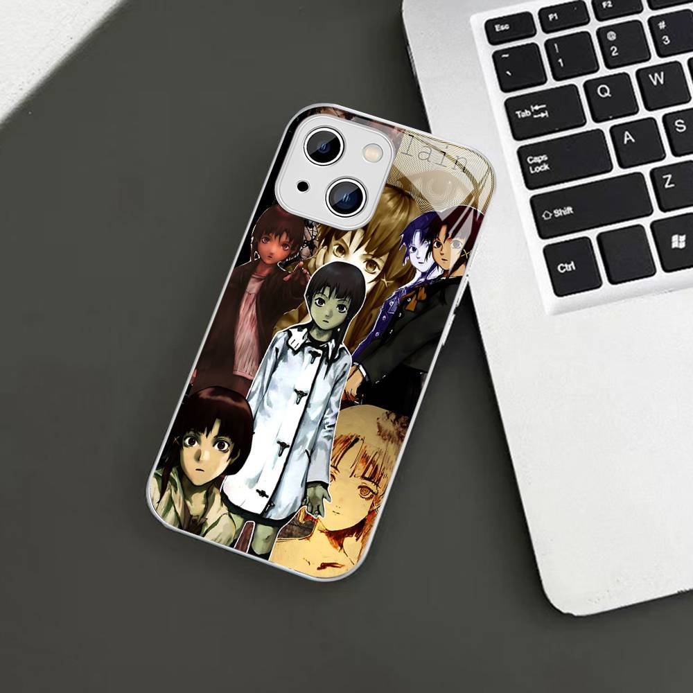 Serial Experiments Lain Anime Gehärtetes Glas Für Iphone 14 13 12 11 Pro Mini XS MAX 14Plus X XS XR Hüllen
