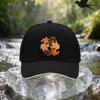 Original Orange Cartoon Character Sandwich Cap Unisex Easy Lightweight Adjustable Outdoor Sun Hat Ideal Gift for Travel Parti