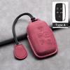 Leather Car Remote Key Case Cover for Jaguar XF XJ XE XJL XF for Land Rover Range Rover Sport Evoque Freelander Auto Key Shell