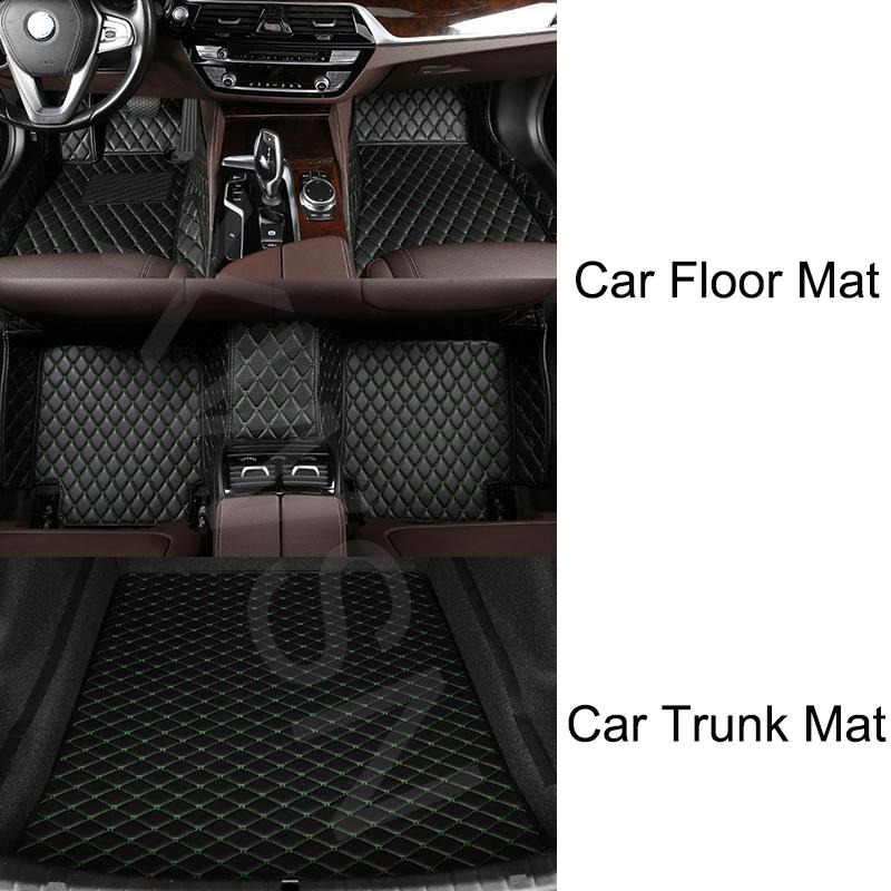 Custom Car Floor Mat for Mercedes Maybach GLS 5 Seat 2021-2022 Year Interior Details Car Accessories Carpet Trunk Mats