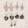 Hip Hop Party Classic Cross Crystal Exquisite Earrings For Women