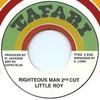 7inch Record LITTLE ROY - Righteous Man 2nd Cut TF002 Tafari 1974 UK Reggae, Ska & Dub