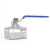 Heavy-Duty Stainless Steel Two-Piece Ball Valve with Lock