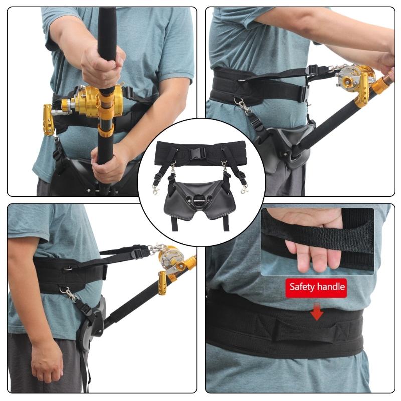 Cintura per canna da pesca Accessori da pesca Porta canna da pesca Cintura per combattimento con il pesce Cintura da pesca Set cintura in vita per porta canna