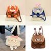 Zootopia Soft Plush Bunny Tote Bag With Flap Closure For Daily Use