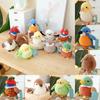 Simulation Soft Mini Lifelike Grey Cockatiel Plush Life Real Parrot Yellow Toys Stuffed Birds D I3S5