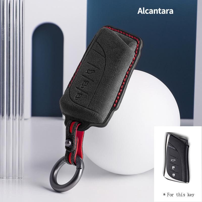 Suede Key Case For For Lexus ES200 300H RX UX260 Keychain Male And Female Car Refitting Auto Accessories