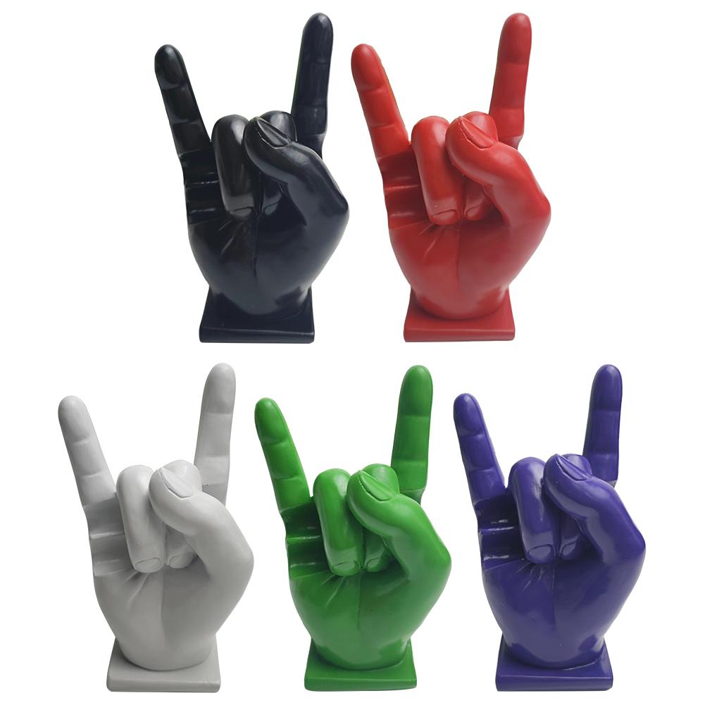 Drum Stick Stand Creative Drumsticks Display Stand Resin Rock Hand Drumstick Holder Home Decoration Funny Gift For Drummer