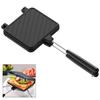 Hot Sandwich Maker Nonstick Grilled Cheese Maker High Temperature Resistant Multifunctional for Breakfast Pancakes Toast Omelets