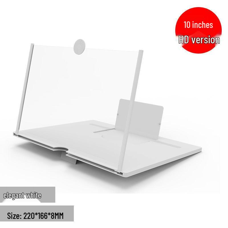 HD Mobile Phone Screen Magnifier with Pull-out 10 To 12-inch Stand for Easy Viewing