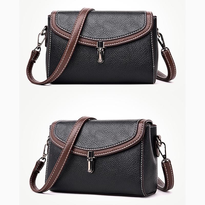 Luxury Fashion Crossbody Bags for Women Square Messenger Bag PU Leather Handbags Lady Lock Shoulder Bag