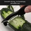 Efficient 2-in-1 Peeler Ultra Sharp Anti-Slip Stainless Steel Peeler Soft Grip Handle Heavy-Duty Fruit Utensils Household