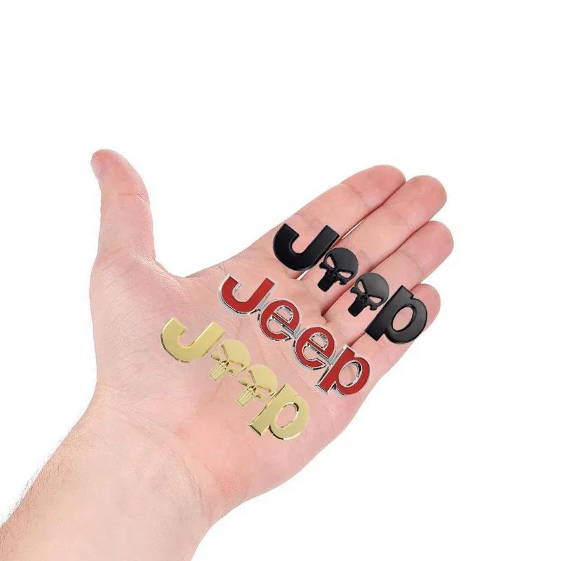 For Jeep 1Pcs Car Badge Auto Trunk Metal s For Jeep Renegade Compass Grand Cherokee Wrangler Patriot Rubicon