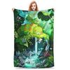 Hollow Knight Flanell Überwurfdecke Weich Gemütlich Winter Tagesdecke Für Kinder Erwachsene Couch Sessel Street Trend Schlafsofa Abdeckung