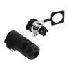 25A 4 Pin Pin and Socket IP68 Male and Female Aviation Wire Connector with   Flange Seat, Industrial Water Proof Connector, Function
