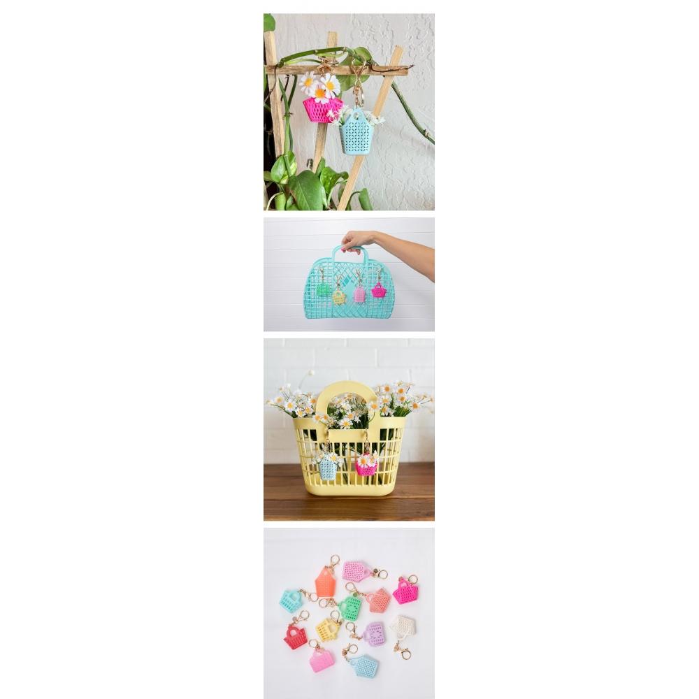 Sun Jelly Atomic Blue Keyring Sjbcatblu