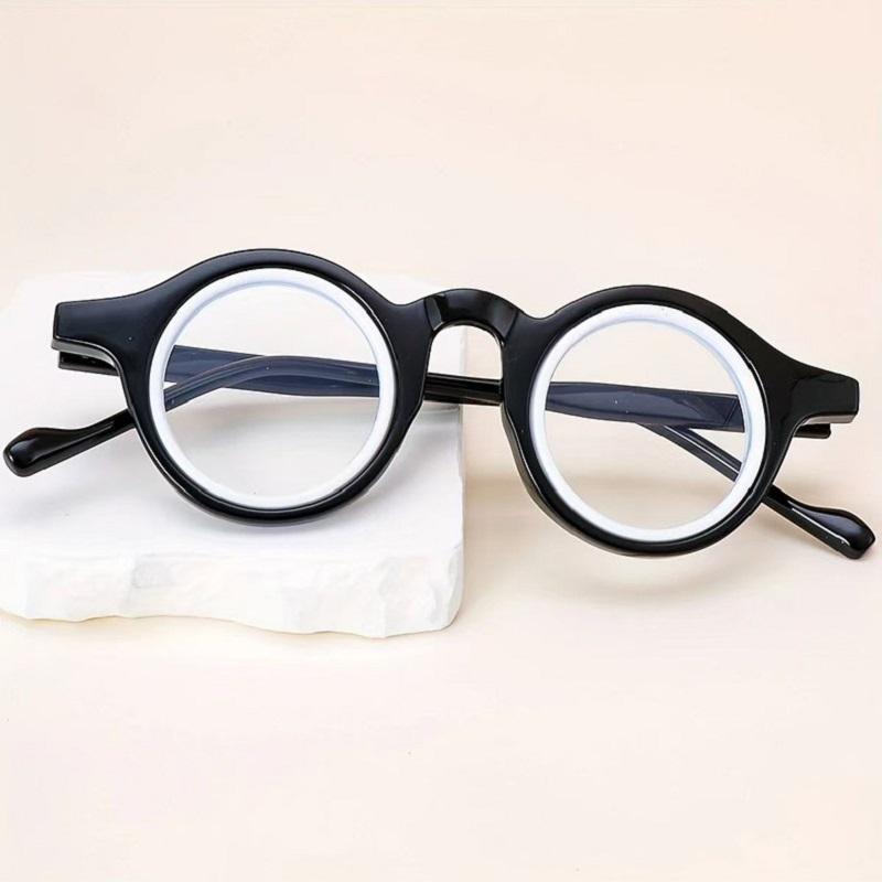 2026 Retro Small Round Glasses Frame Men Women Anti-blue glasses Thick Rim Optical Eyeglasses HD Myopia Prescription Spectacles