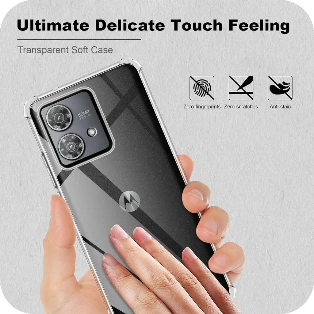 Stoßfeste Airbag TPU Hülle für Motorola G05 G75 G85 G35 G55 E14 G04S G24 G15 Power G84 G34 G54 G14 Schutzhülle Fundas Coque