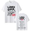 Loded Diper Diper Overload Tour Tshirt Men Women Vintage Rock Oversized Short Sleeve Tshirts Mens Casual 100 Cotton T Shirts