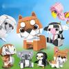 Animal Series Building Blocks Shiba Inu Koala Penguin Sea Lion Mini Pet Assembly Bricks Creative Decoration Children's DIY Toys