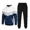 Men's Suit Fashion Men's And Women's Sports Men's Hoodie Casual Fleece Hoodie Pants Set