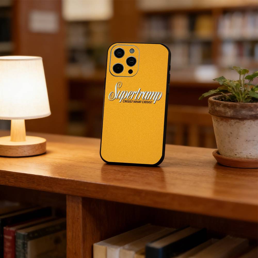 Supertramp Breakfast In America Phone Case For iPhone 17, 16,15,14,13,12,11 Plus,Pro Max, Others Soft Black Cover