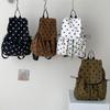 Summer Casual Versatile Polka Dot Backpack, Backpack for Girls, Niche Korean Version, Student Travel Nylon Backpack