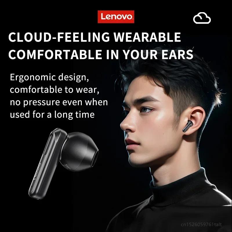 Original Lenovo EA120 Earphones Bluetooth 5.4 Noise Reduction Sport Earbuds Gaming Headset Touch Control Headphones with Mic NEW