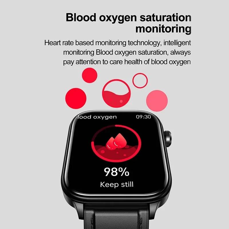 2025 Ny EKG+PPG Blodfett Urinsyra Hälsa Smartklocka Män Puls Blodtryck Bluetooth-samtal Smartklocka Kvinnor