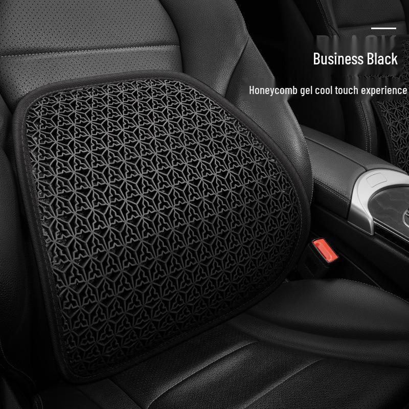 Zhongheng Summer Ice Silk Honeycomb Gel Ventilated Car Lumbar Support Pillow