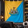 Wandbehang Tapisserie Newcastle United Fußball Druck Stoff für Wohnzimmer Schlafzimmer Heimdekor