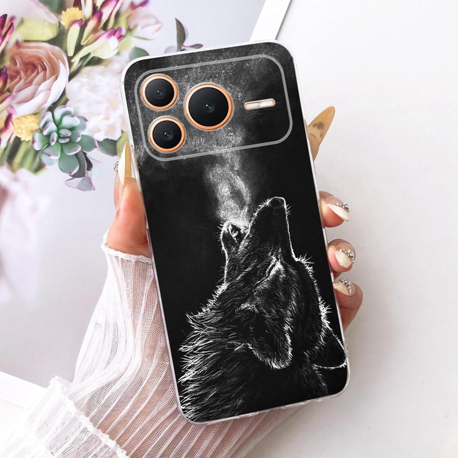 Flower Cartoon Fashion Design Phone Case For Honor Power Power2 Funda Soft Liquid Silicone Shockproof Back Cover Power 2 Bumper