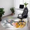 1PC Tom, Jerry Office Round Rug, Non-slip, Soft and Durable Office Rug for Interior Decoration, Perfect for Office, Beautiful Decoration