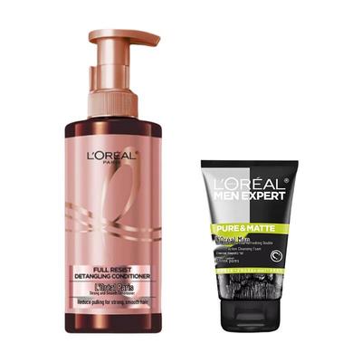 L'Oréal Men Expert Oil Control Cleanser & Shampoo Set