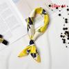 Fashion Women Elegant Square Scarf Hair Tie Band Head Neck Silk Feel Satin