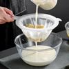 Passoire de cuisine en maille 200 mailles, filtre à mailles, passoire alimentaire, filtre à mailles en nylon, cuillère, passoire à lait de soja, jus de yaourt, gadgets de cuisine