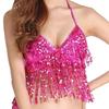 Belly Dance Sequin Fringe Topwear Nightclub Performance Adult Halter Bra Stage Dance Wear Show Costumes For Thailand/India/Arab