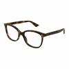 Gucci Full rim design recycled acetate square optical frame women's tortoise shell