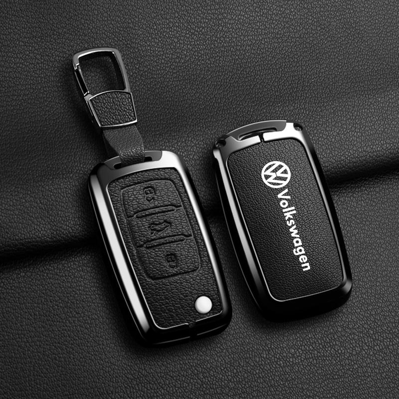 Car Zinc Alloy Key Case Cover Shell For Volkswagen VW Polo Golf Passat Tiguan Beetle T5 Up Eos Langyi Sagitar Jetta Weiling Bora