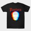 Asian Size Men Print T-shirt Pantera No-Cut Heat Transfer Print Cotton Tshirt