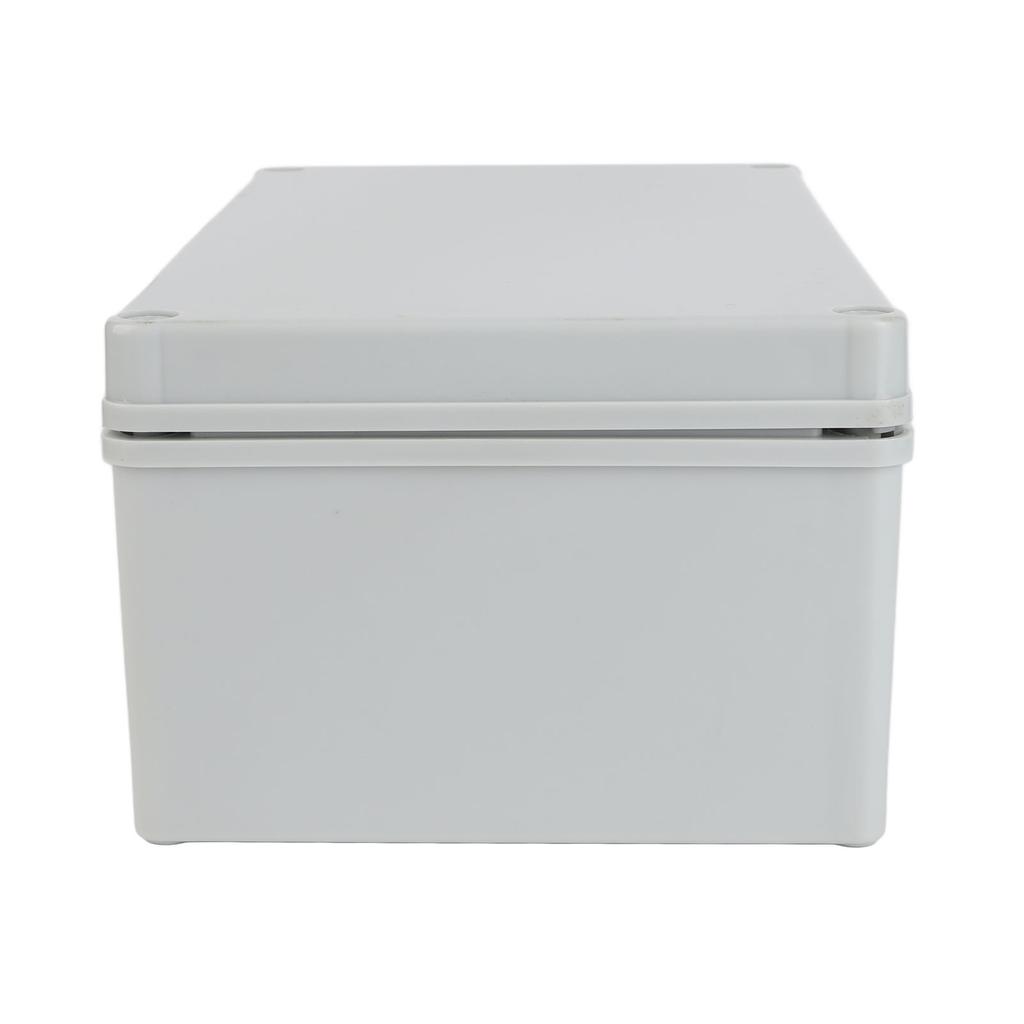 Power Junction Box with Mounting Plate ABS Plastic DIY Electrical Project Box IP67 Waterproof Gray